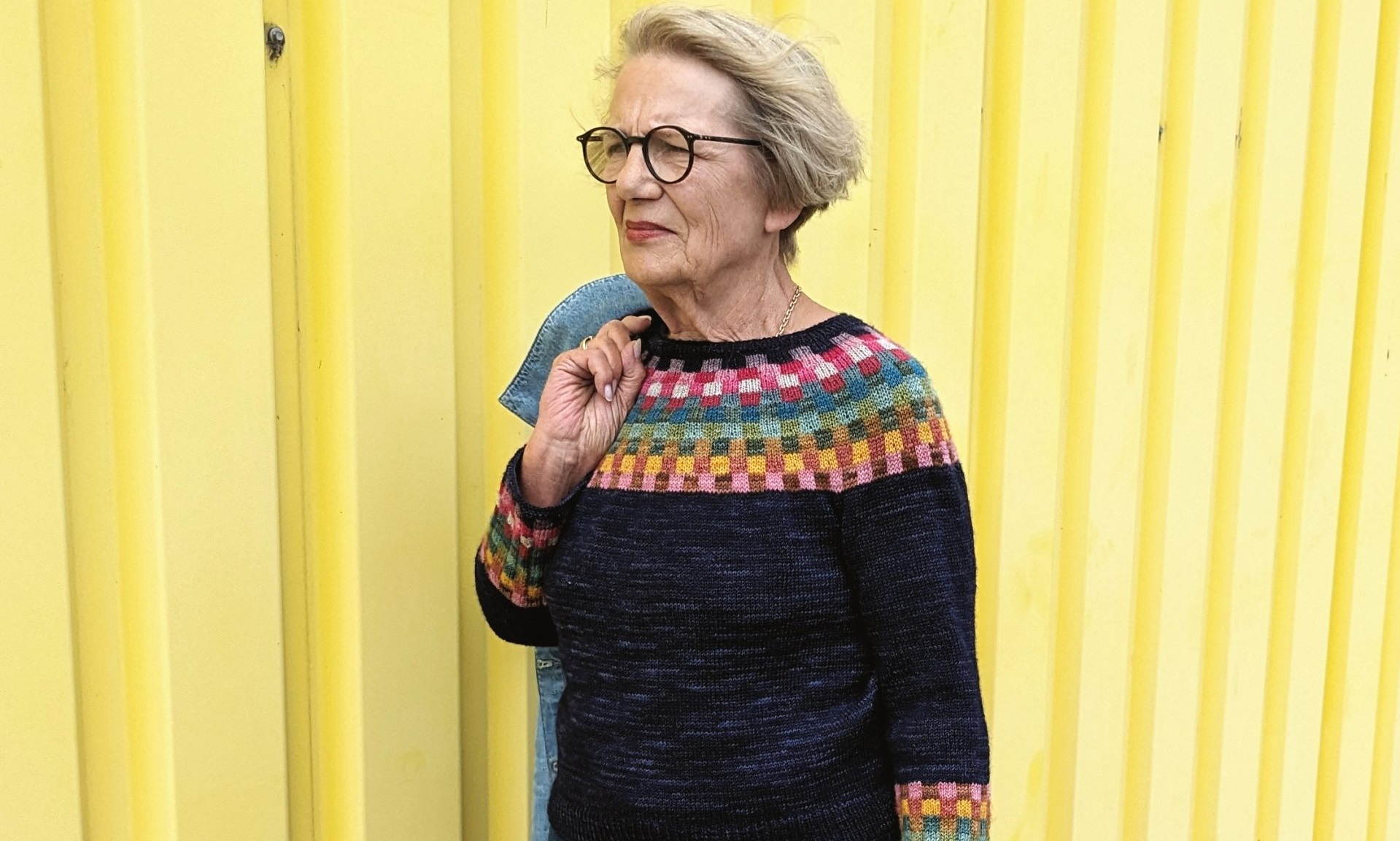 Paul Klee Sweater aus Exmoor Sock