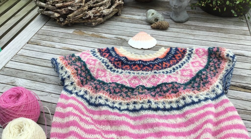 Trouville Sweater, Garn Appledore Lace